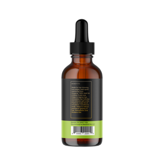Vegan Stimulating Hair Growth Oil w/Chebe-4 oz