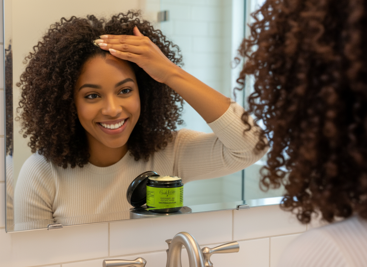 "Growth on the Spot" Moisturizing Hair Creme w/Coconut Oil & Chebe- 2oz