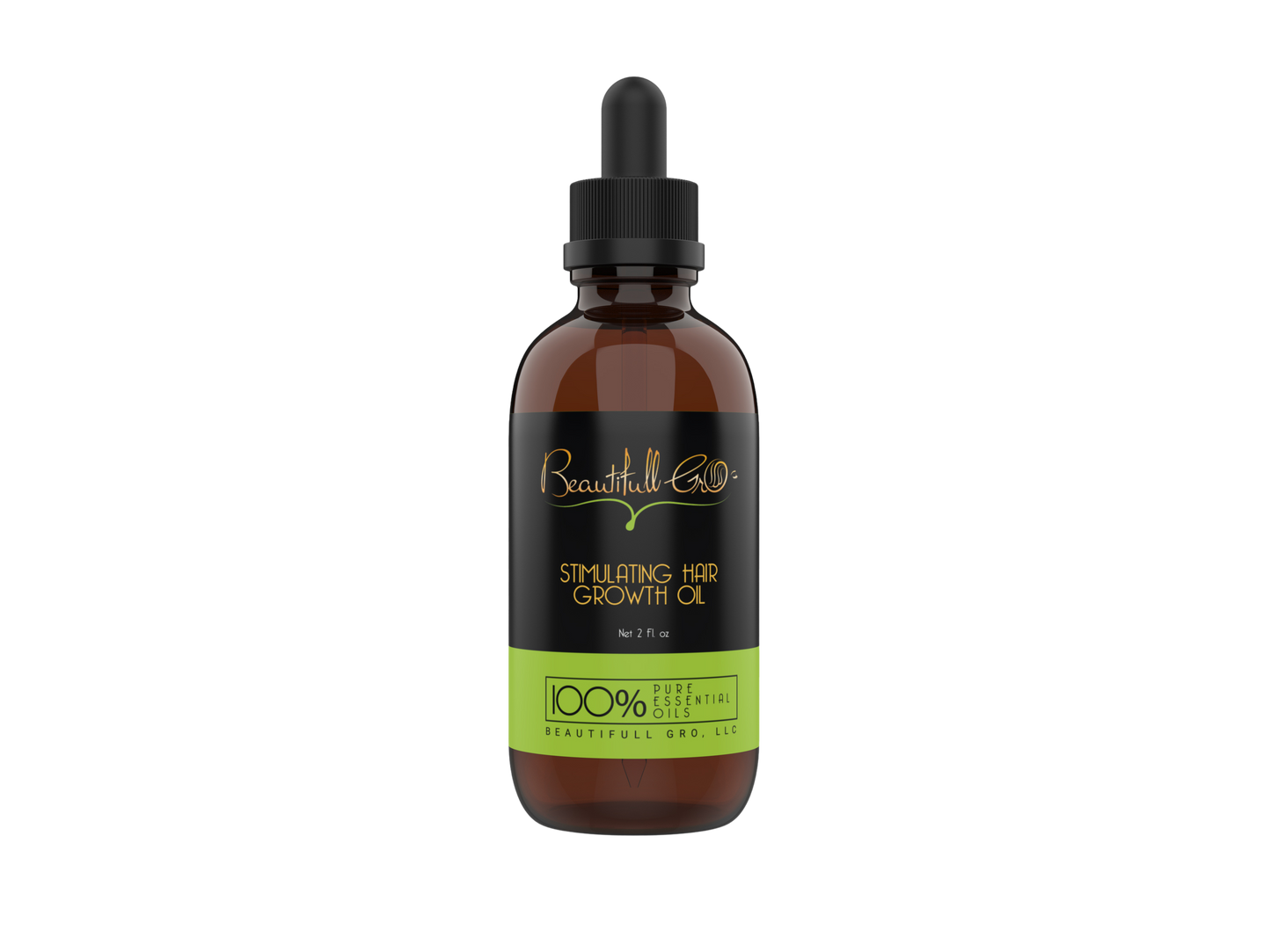 Vegan Stimulating Hair Growth Oil with Chebe – 2 oz