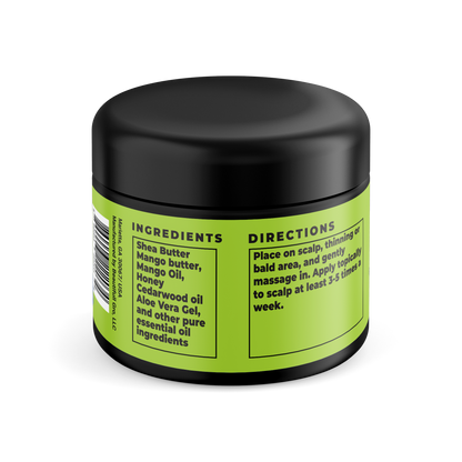 "Growth on the Spot" Moisturizing Hair Creme w/Coconut oil & Chebe-4 oz