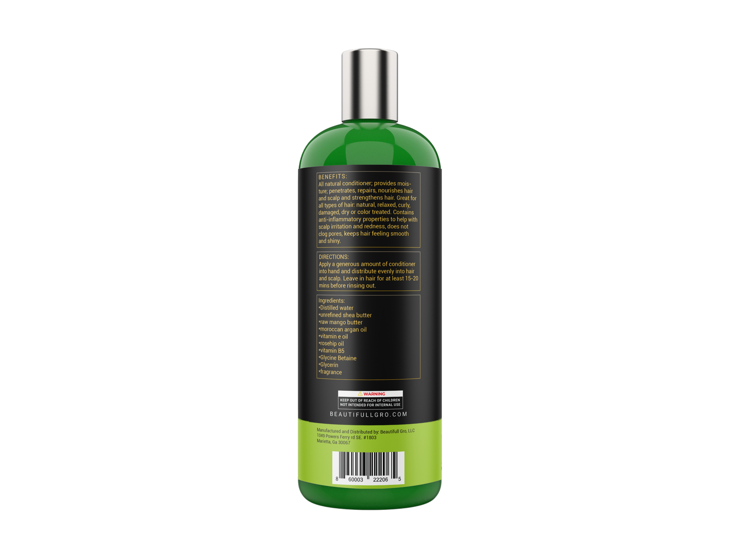 "Moisture Retention" Sulfate-Free Conditioner