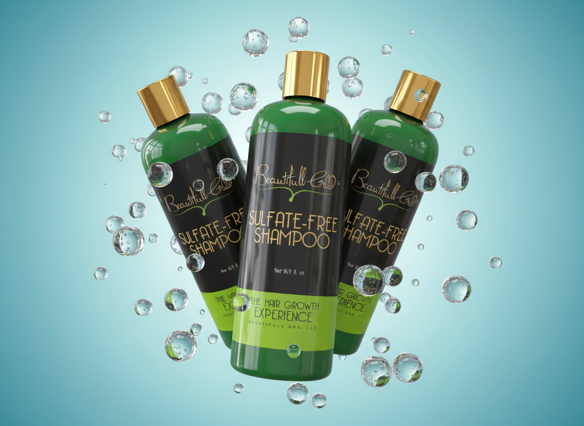 Sulfate-Free Shampoo w/Apple Cider Vinegar & Peppermint oil