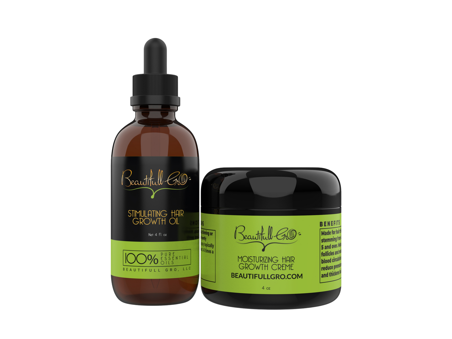 Double My Hair Growth Set with Chebe Powder – 4 oz Duo